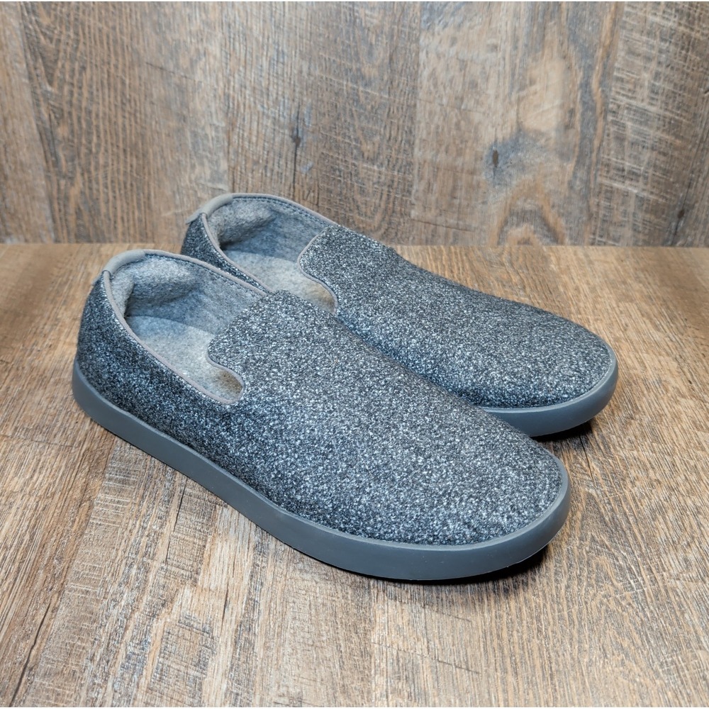 Allbirds Wool Loungers Mens Size 10 Gray Slip On Casual Shoes Comfort Loafers